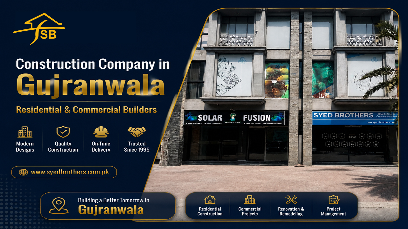 Leading Construction Company in Gujranwala